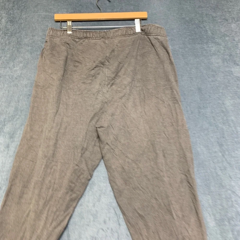 VTG Champion Authentic Sweatpants Mens XL Gray Logo Straight Leg Elastic Waist